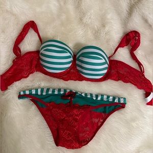 Sexy Christmas lingerie set